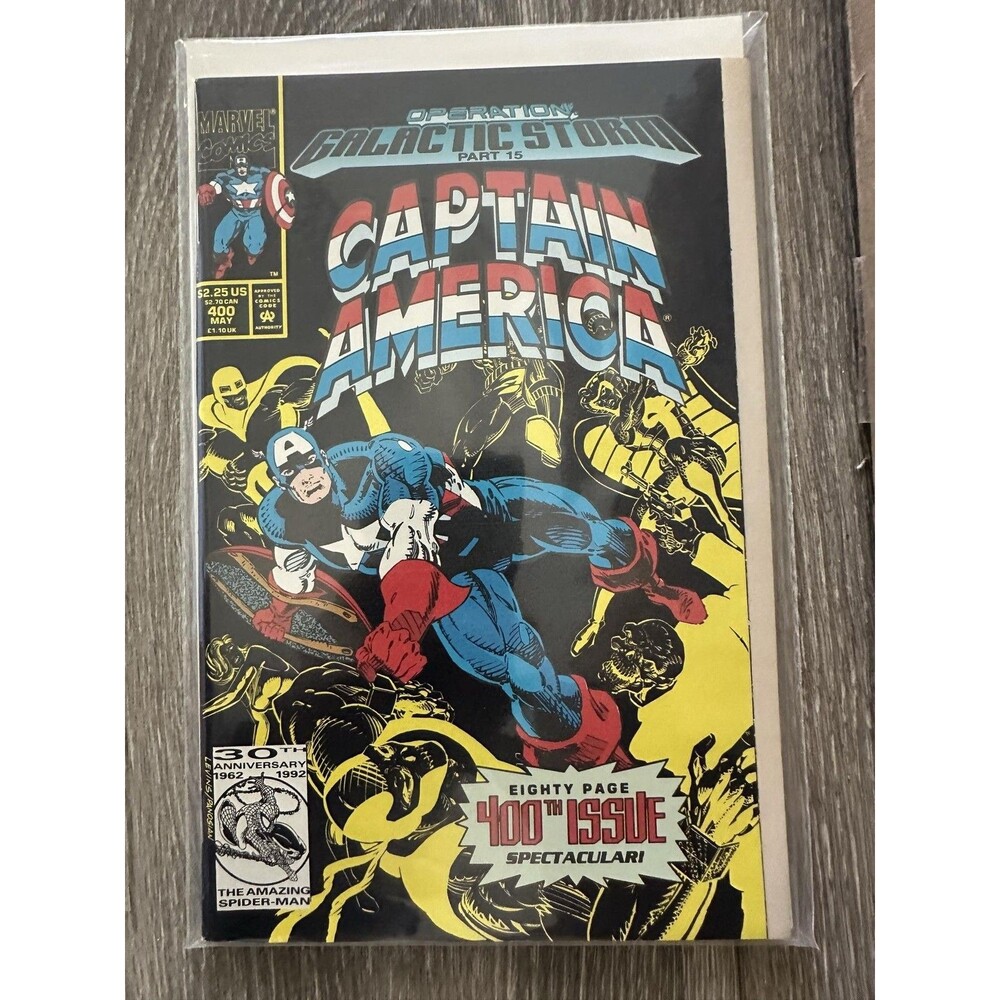Marvel Captain America #400 Single Issue Comic Color 1992 Captain Americat